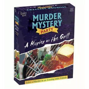 Murder Mystery Party Game - A Murder on the Grill Dinner Party Game - NEW